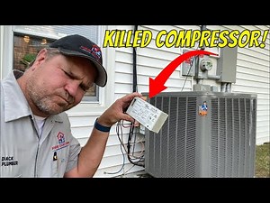 Soft Start Killed Compressor! UNEDITED Central AC Service Call for No Air Conditioning Revealed!