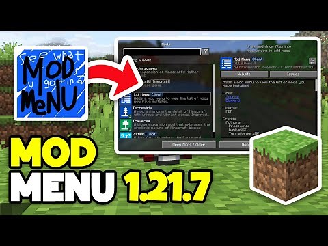 How to Download & Install Mod Menu 1.21.7 for Minecraft - Manage Mods