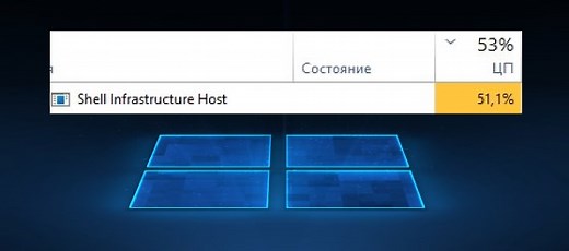 Shell Infrastructure Host – Грузит процессор в Windows 11/10