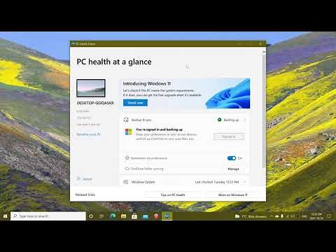 PC Health Check app force installed on PCs via Windows update