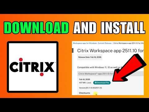How To Download And Install Citrix Workspace On Laptop (2026) (Complete Guide)