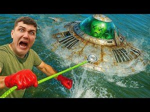 We Found a Real UFO While Magnet Fishing!