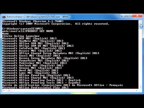 How to Uninstall Programs through Command Line