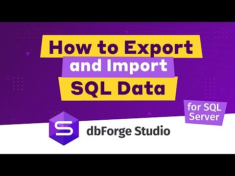 How To Export and Import Data in SQL Server