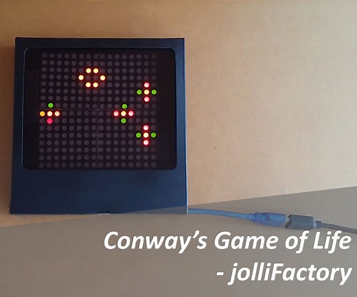 Arduino Based Bi-color LED Matrix Game of Life