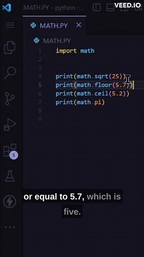 The Python Math Module Explained.. #shorts #coding #python #programming