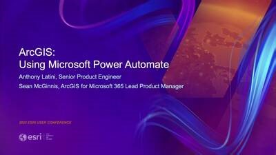 ArcGIS: Using Microsoft Power Automate