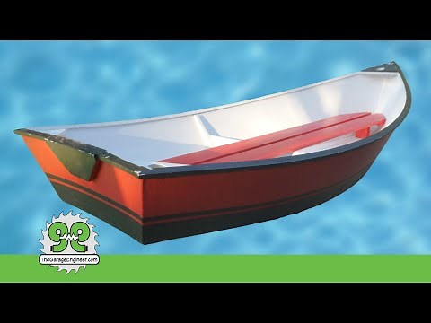 Build a 7.5 foot boat with 2 sheets of plywood -The Garage Engineer and Trail47