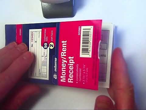 How to Write a Receipt