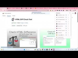 HTML Diff Check Tool – Google Chrome Extension to Compare HTML Code Changes