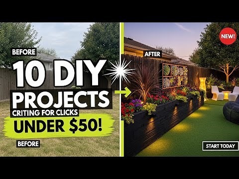 10 Simple Yet Gorgeous Backyard DIY Projects You Can Start Today | Elevate Your Garden