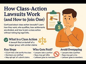How Class‑Action Lawsuits Work (And How to Join One)