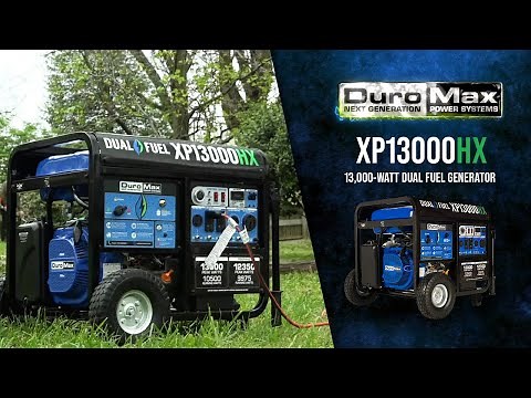 The Crown Jewel of Portable Power: DuroMax 13,000-Watt Electric Start Dual Fuel Hybrid Generator