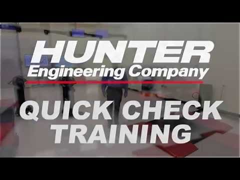 Quick Check Training - Hunter Engineering