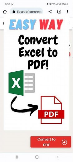 How to Convert Excel to PDF