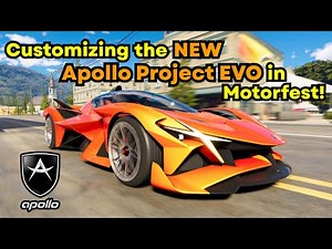 NEW Apollo Project EVO Customization + Top Speed Test in Motorfest!!