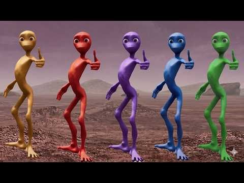 Baby Calm Down Music Video 4K | Selena Gomez & Cartoon Alien Dance #128