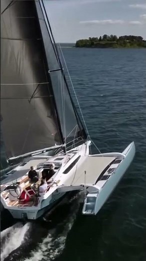 'This could well be the most exciting yacht you'll see this year' #trimaran #sailingadventures #boat