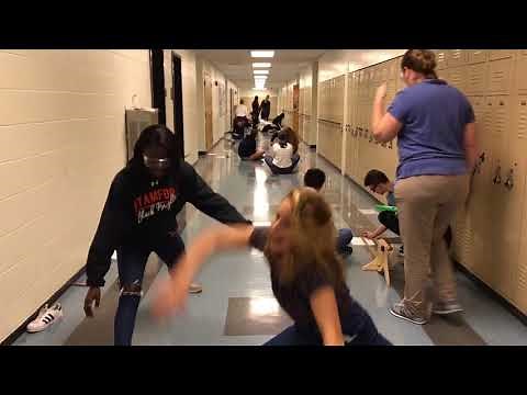 Students Doing Splits (Part Two)