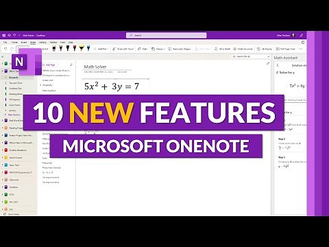Microsoft OneNote - 10 New Features