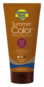 Banana Boat Summer Color Self Tanning Lotion, Dark Self Tanner Lotion, 6 fl oz