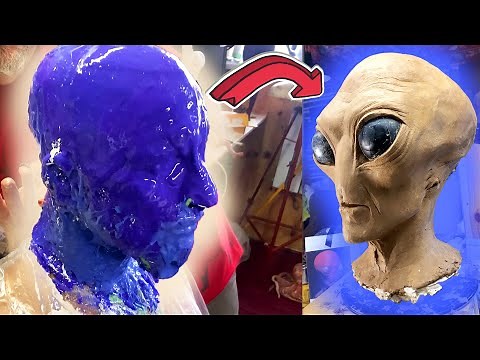 Alien Mask | How To Made a silicone detailed mask | Part 1