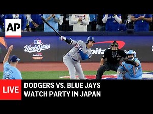 LA Dodgers vs. Toronto Blue Jays: LIVE Watch party in Japan for World Series Game 6