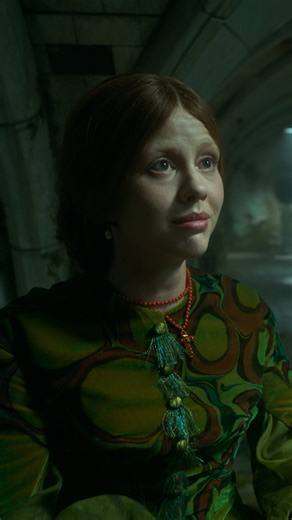 The Creature and Elizabeth meet for the first time. FRANKENSTEIN starring Jacob Elordi, Oscar Isaac and Mia Goth is now playing on Netflix. | Netflix