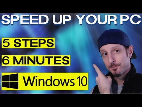Fix Your Slow Computer - 5 Easy Steps - Windows 10 (2025)