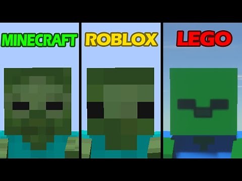 MINECRAFT vs ROBLOX vs LEGO