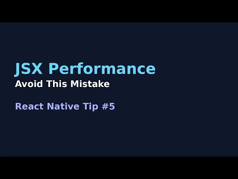 React Native Tip #5 — Avoid Anonymous Functions in JSX