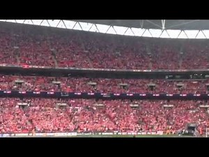 Boro fans at wembley singing the pigbag