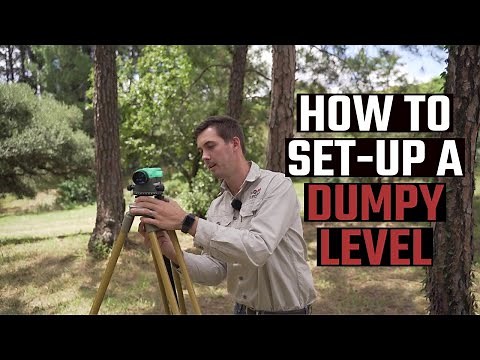 How to set up a dumpy level - SURVEYING TRAINING
