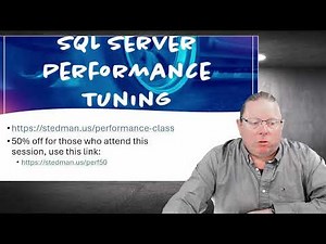 SQL Server Performance Tuning Course