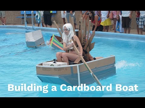 Building a Boat Hull using Cardboard and Duct Tape