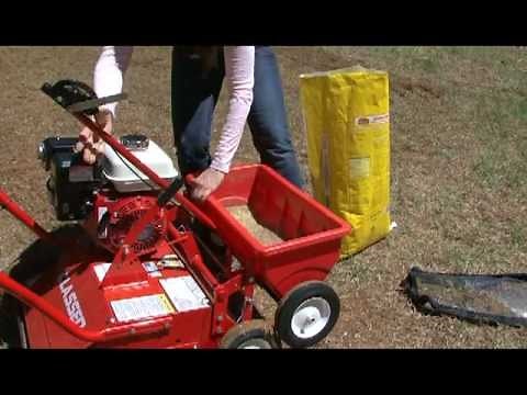 Operating the Classen Turf Seeder