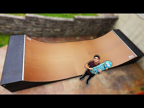 BUILDING A BACKYARD MINI RAMP!