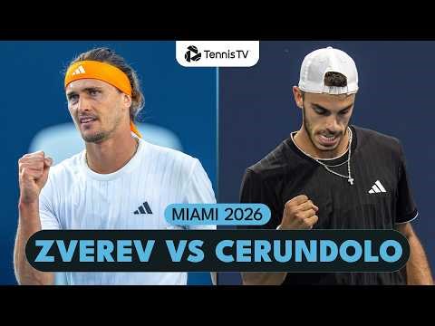 Alexander Zverev vs Francisco Cerundolo Highlights | Miami 2026