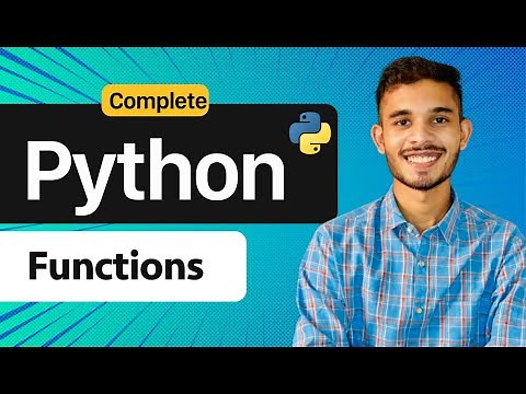 Functions in Python | Complete Python Tutorial | Lecture #16