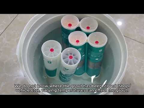 Perflex polypro tile grout installation instructions
