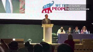 'I follow my conscience': Romney booed at GOP event