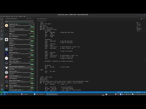 2021 VS Code assembly mode