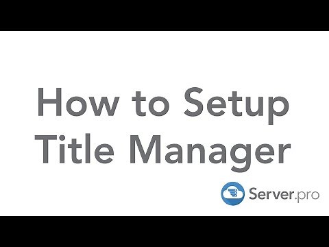 How to Setup Title Manager - Minecraft Java