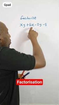 Factorising Algebraic Expression #algebra #algebraicexpression #gpadlearnmaths #stem #maths