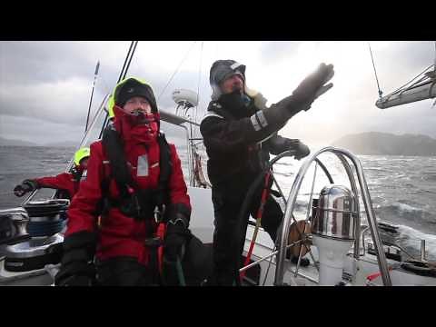 How to heave to in a yacht – Skip Novak's Storm Sailing