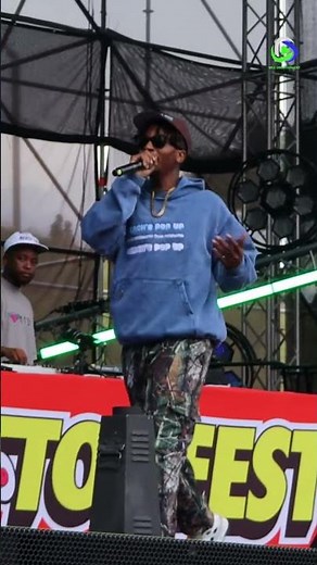 Emtee performing “By Any Means” at Cotton Fest 2024