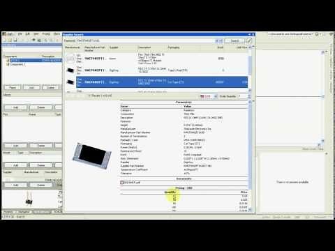 Altium Designer - Create BOM & Library from Supplier's Data
