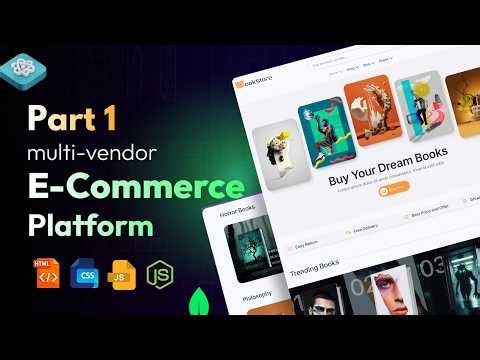 E Commerce Website Design Using HTML CSS & JavaScript | Part 1