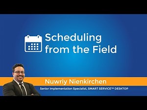 Smart Service: Scheduling from the Field