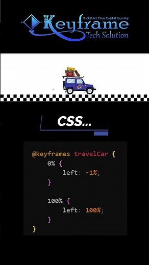 Keyframes CSS Animation | Moving Animation CSS